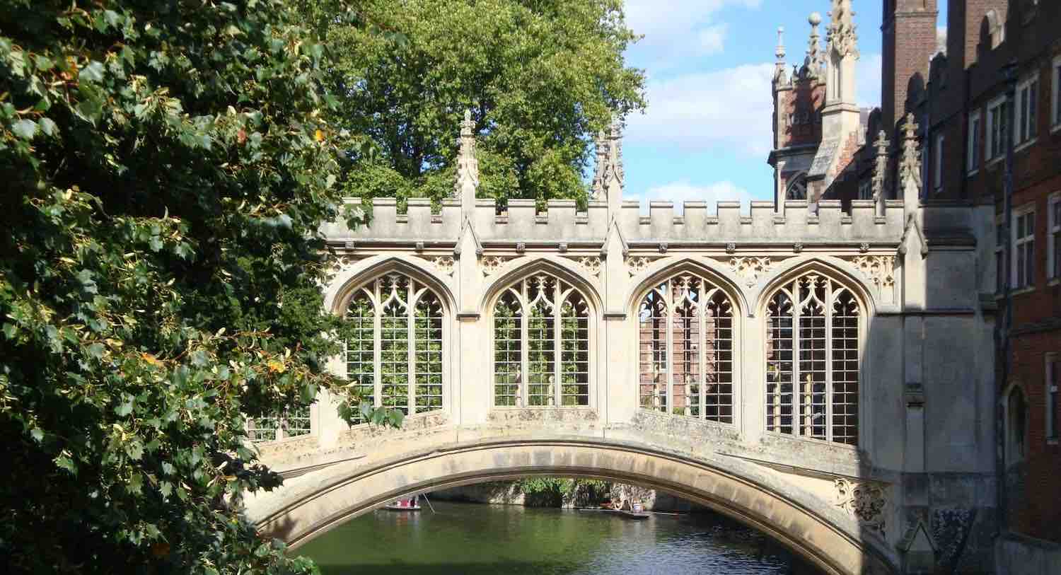 Photo of the Bridge of Sighs, St John's College Cambridge